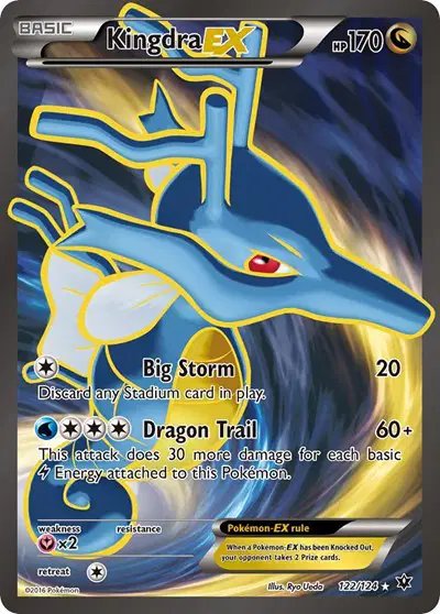 Kingdra EX (Full Art) — XY - Fates Collide 122