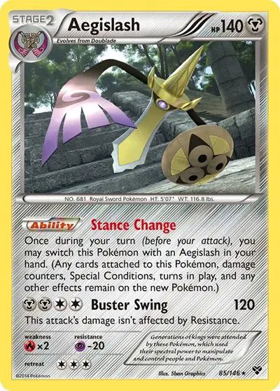 Aegislash (85) — XY Base Set 85