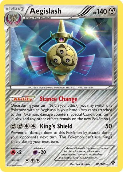 Aegislash (86) — XY Base Set 86