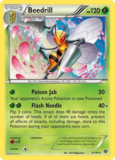 Beedrill — XY Base Set 5