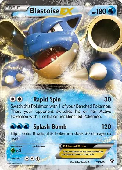 Blastoise EX — XY Base Set 29