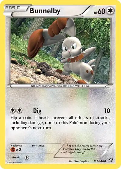Bunnelby — XY Base Set 111