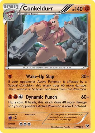 Conkeldurr — XY Base Set 67