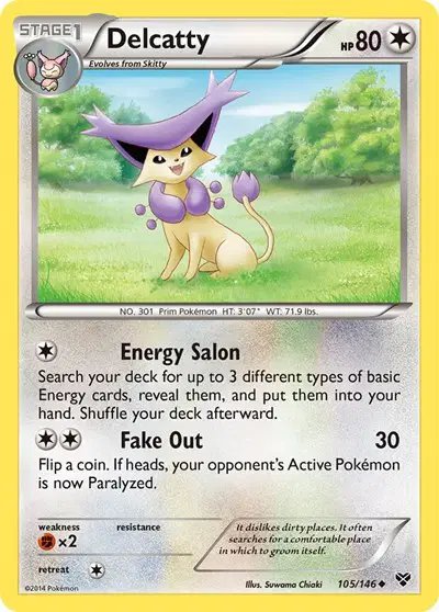 Delcatty — XY Base Set 105