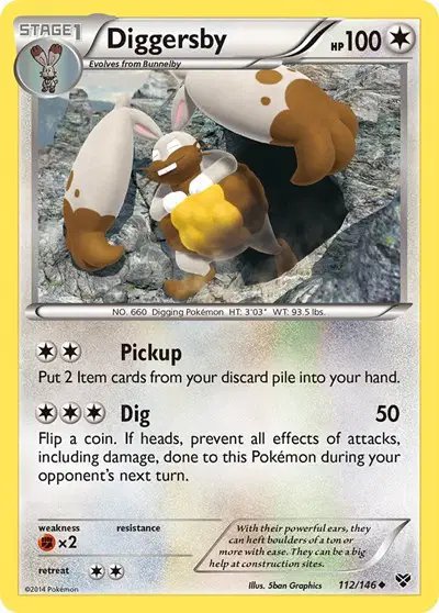 Diggersby — XY Base Set 112
