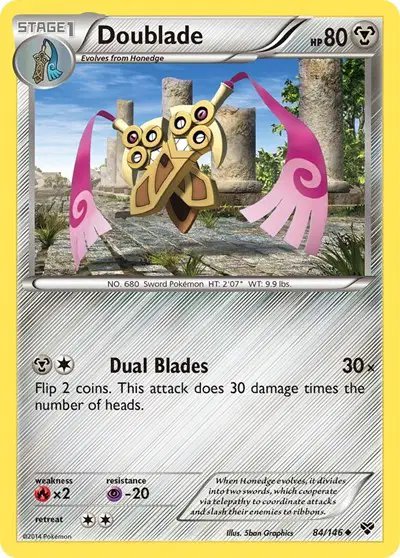 Doublade — XY Base Set 84