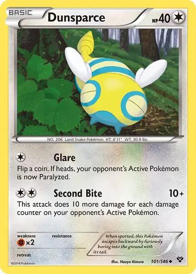 Dunsparce — XY Base Set 101