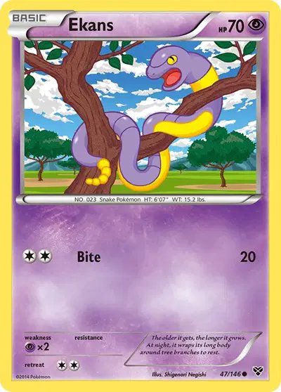 Ekans — XY Base Set 47