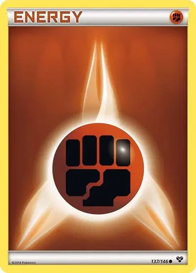 Fighting Energy — XY Base Set 137