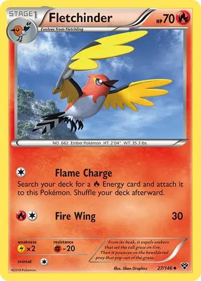 Fletchinder — XY Base Set 27