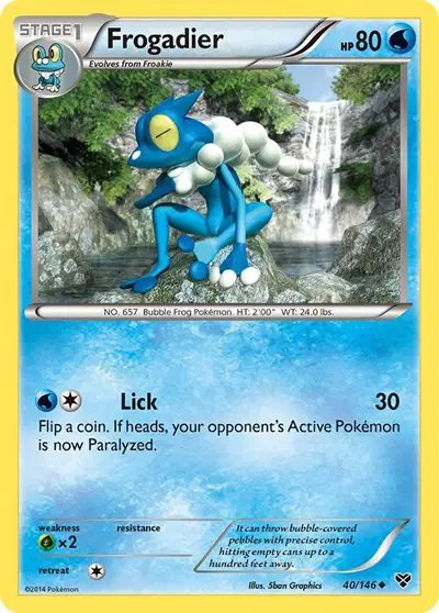 Frogadier — XY Base Set 40