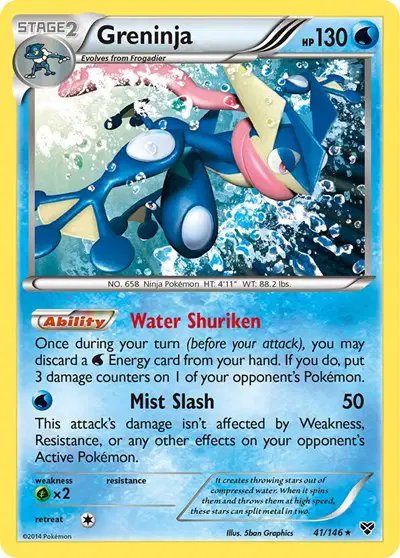 Greninja — XY Base Set 41
