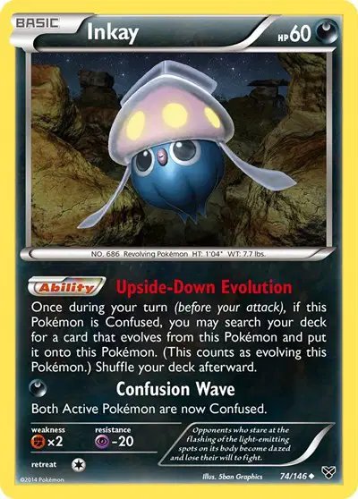 Inkay (74) — XY Base Set 74