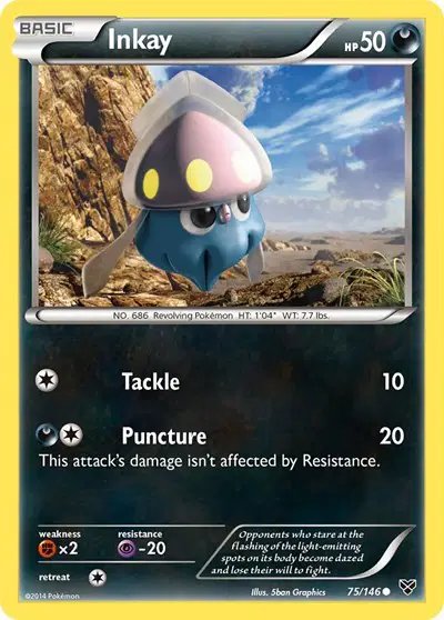 Inkay (75) — XY Base Set 75