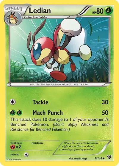 Ledian — XY Base Set 7