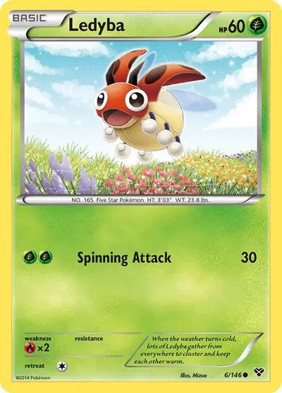 Ledyba — XY Base Set 6