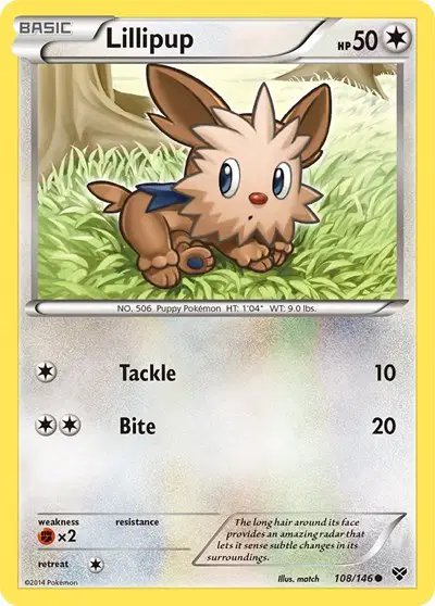 Lillipup — XY Base Set 108