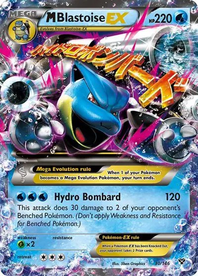 M Blastoise EX — XY Base Set 30