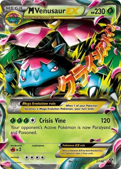 M Venusaur EX — XY Base Set 2
