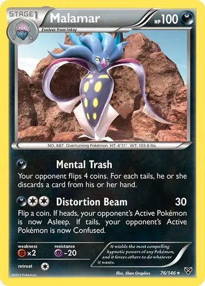 Malamar (76) — XY Base Set 76