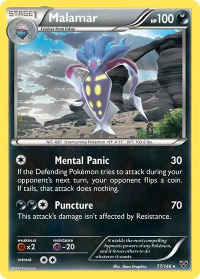 Malamar (77) — XY Base Set 77