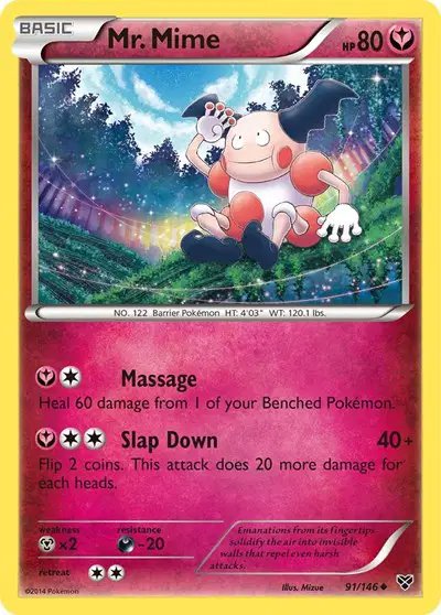 Mr. Mime — XY Base Set 91