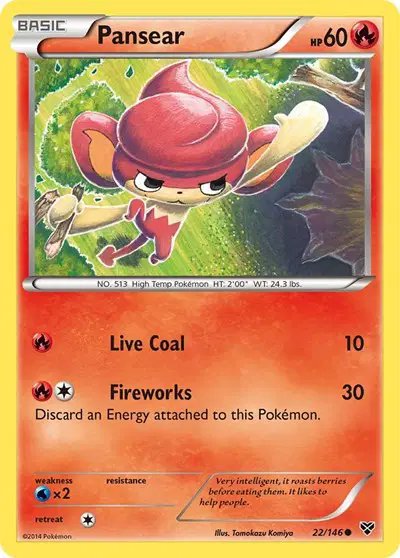 Pansear — XY Base Set 22