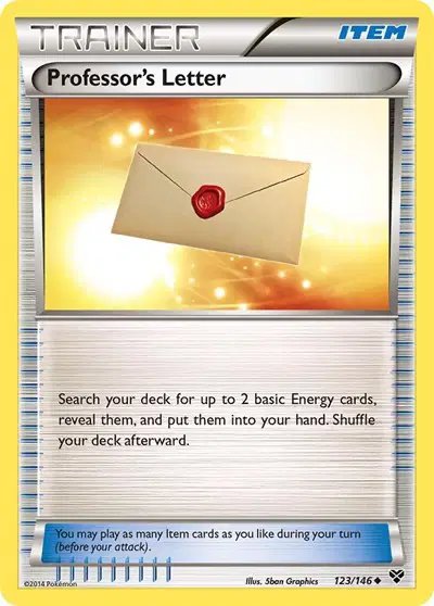 Professor's Letter — XY Base Set 123