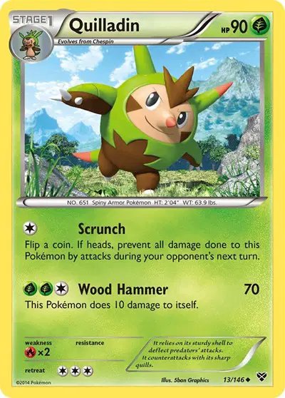 Quilladin — XY Base Set 13