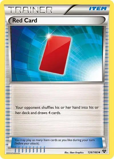 Red Card — XY Base Set 124