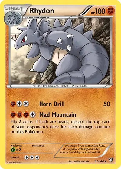Rhydon — XY Base Set 61