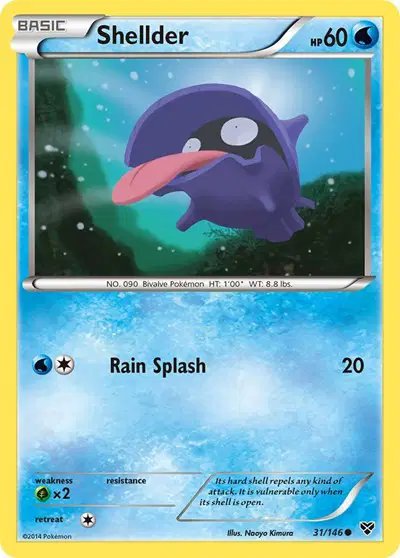 Shellder — XY Base Set 31