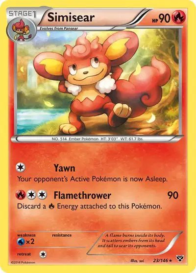 Simisear — XY Base Set 23