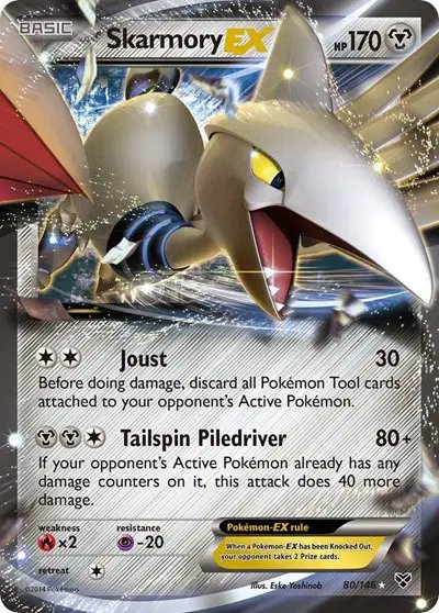 Skarmory EX — XY Base Set 80