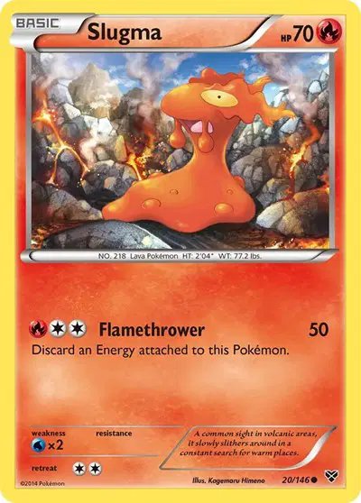 Slugma — XY Base Set 20