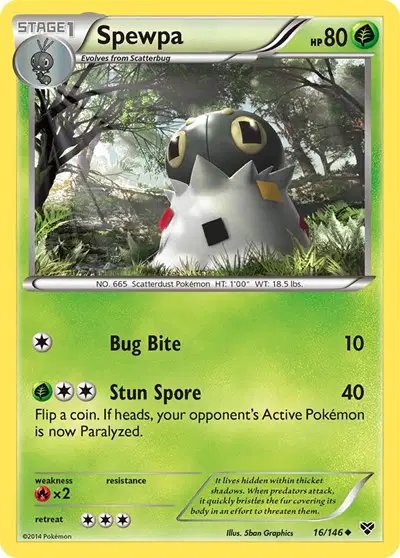 Spewpa — XY Base Set 16