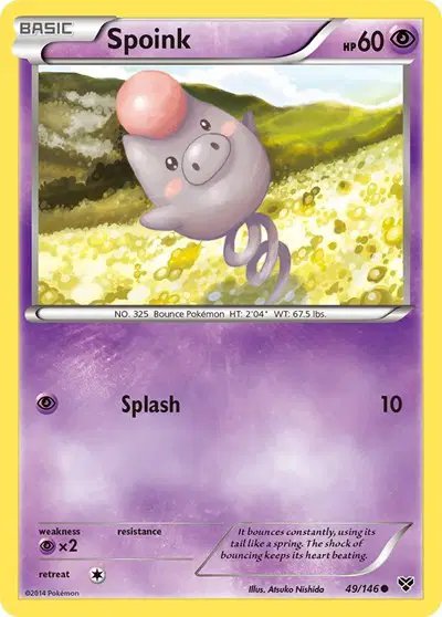 Spoink — XY Base Set 49
