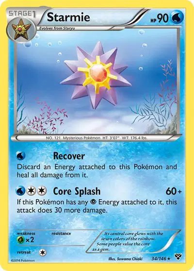 Starmie — XY Base Set 34
