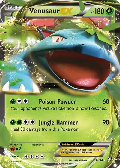 Venusaur EX — XY Base Set 1