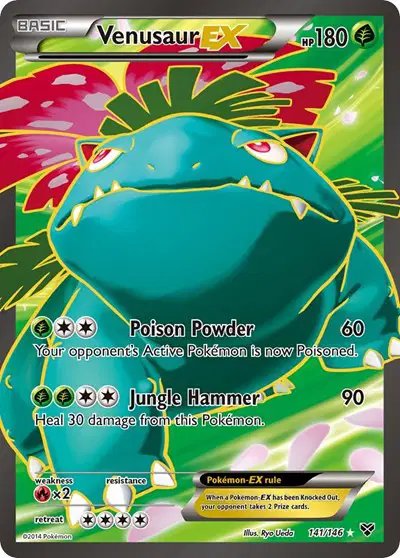 Venusaur EX (141 Full Art) — XY Base Set 141