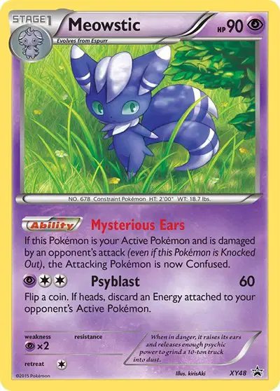 Meowstic — XY Promos XY48