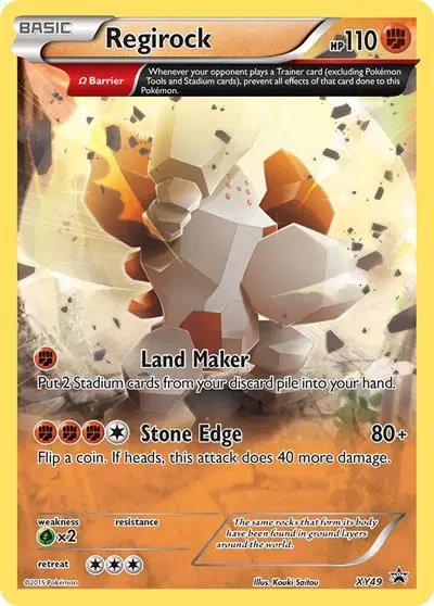 Regirock — XY Promos XY49