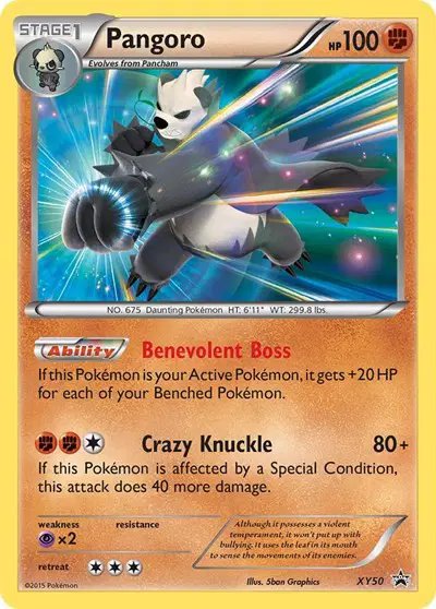 Pangoro — XY Promos XY50