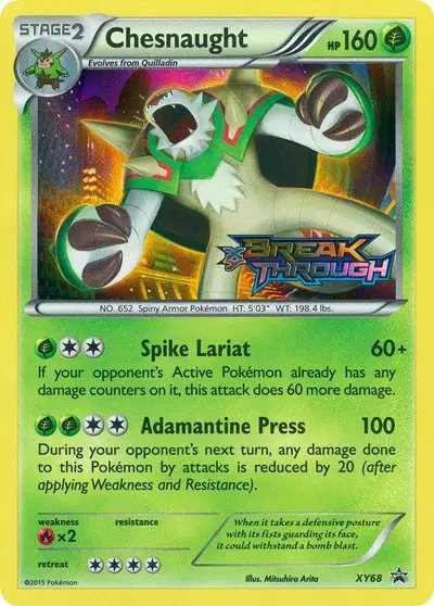 Chesnaught (Prerelease) — XY Promos XY68
