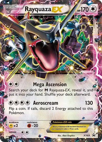 Rayquaza EX (Shiny) — XY Promos XY69