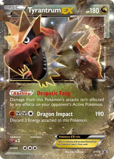 Tyrantrum EX — XY Promos XY70