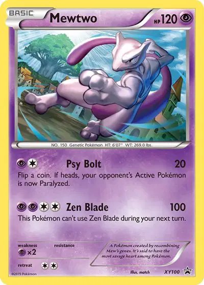 Mewtwo — XY Promos XY100