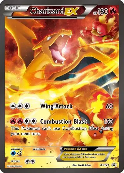 Charizard EX — XY Promos XY121
