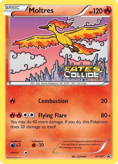 Moltres (Prerelease) — XY Promos XY127