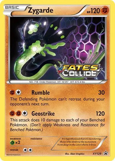 Zygarde (Prerelease) — XY Promos XY129